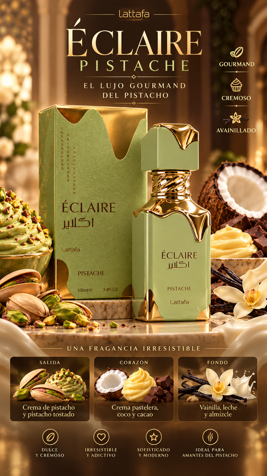 Eclaire Pistache de lattafa